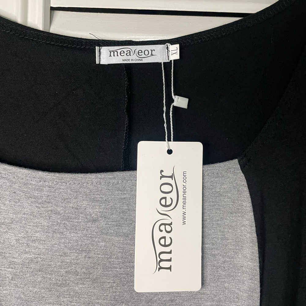NWT Meaneor long sleeve casual midi dress size XL - Picture 4 of 4